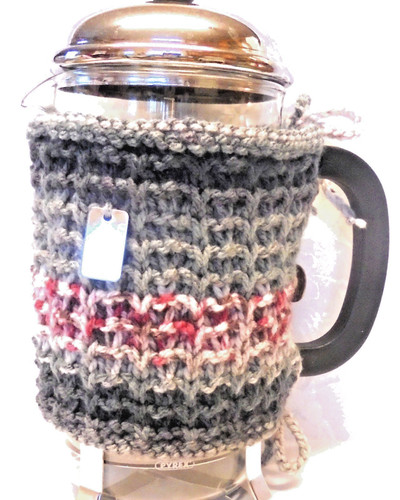 Knitted cafetiere coffee - knitted,
