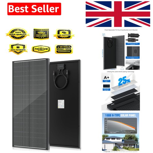 100w 12v monocrystalline solar - 12v,
