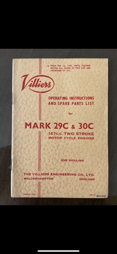Villiers mark 29c - 29c, 147cc