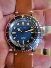 Baltany Seiko NH38 Automatic 39mm Dive Watch Blue Dial/Blue Bezel S203043