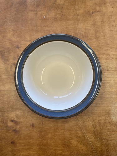 Dansk sirocco blue rim cereal - blue,