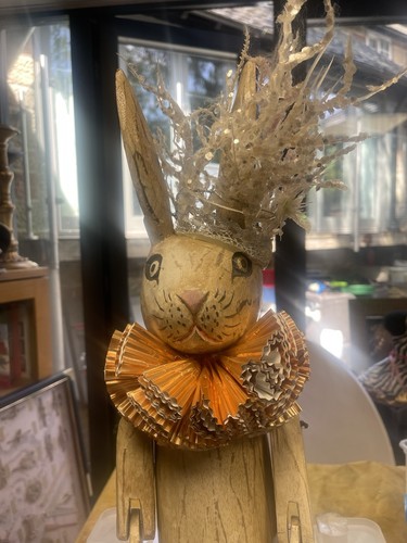 70cm wooden jointed folk art - 70cm,