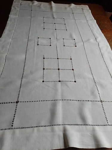 Vintage large table centre - table,