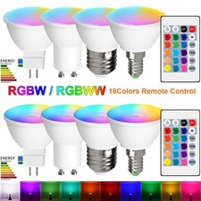 GU10 MR16 E14 E27 RGB LED Spot Light Bulbs Remote Control 16 Color Changing Lamp