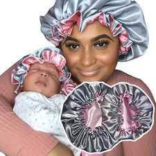 2pcs 2 in 1 Mum & Me Silk Hair