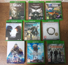 Bundle Of 9 Xbox One Games Including Rocket league, halo 5, fallout 4 titanfall