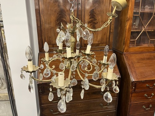 French brass chandelier - french, 2