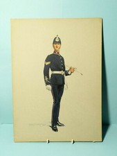 c1910 Original Watercolour Sgt Army Vet Corps Uniform Signed Mark Milbanke #RGH