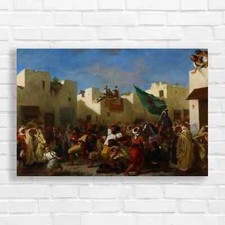 Moroccan Street Scene Canvas
