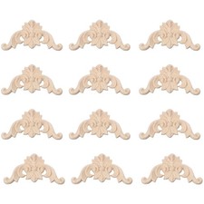 12Pcs Wooden Carved Corner