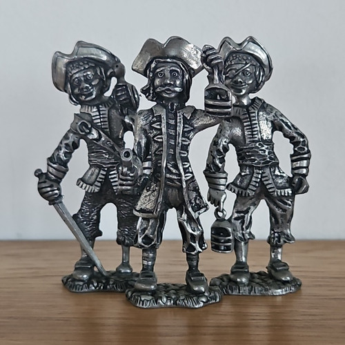 Set pewter soldier - set, 3