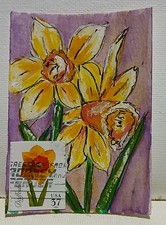 Postal Whimsy – Daffodil