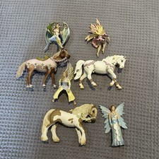 Bundle of Schleich Bayala 3 Mounted and One Fairy. Excellent Condition