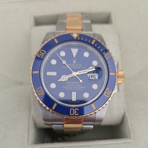 Rolex submariner blue men - rolex, men's