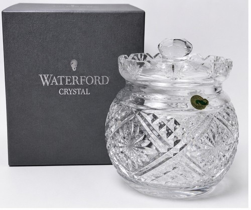 Waterford crystal biscuit jar - crystal,
