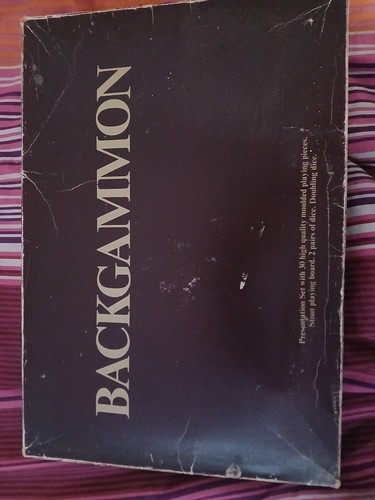 Vintage backgammon set - backgammon,