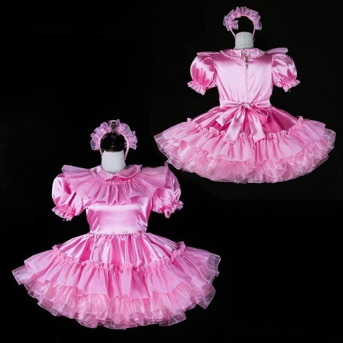 Girl maid sissy - lockable, pink