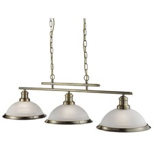 3 Lights Antique Brass Finish