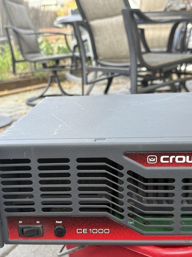 Crown ce1000 power amplifier - crown,