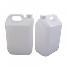 Jerrycan Style Plastic Bottle With Handle - 5 Litre / 1 Gallon - Pack Of 2
