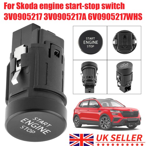 Car engine start push button - start,