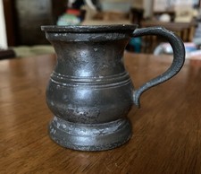 Antique Pewter Pub Half Gill