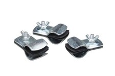 Just Kampers Gripper Clamps Pack of Three for Awning Rail to Vehicle Gutter 