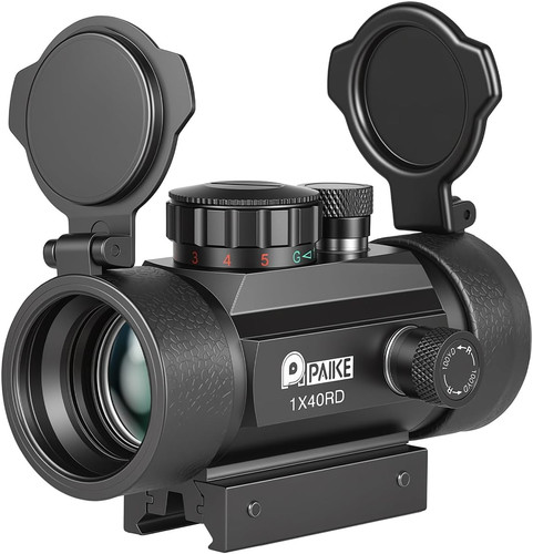 Paike 1x40 red dot sight - red,