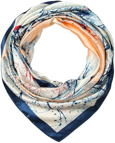 Satin square scarf for - satin,