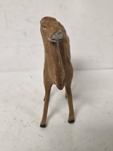 Antique flocked nativity camel - nativity,