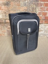 Black Antler Hand Luggage 2 Wheel Carry on Case 53cmx34cmx22cm Expands To 25cm