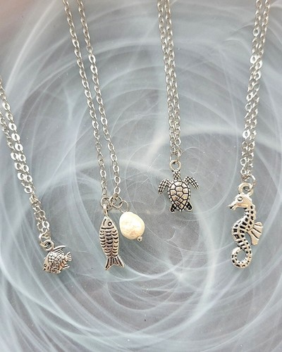 Necklace charm summer beach