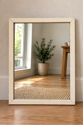 Vintage cream wooden framed - vintage,