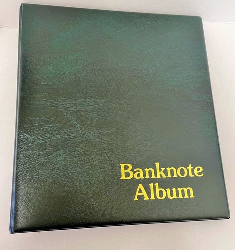 Green banknote album - green,