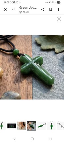 Green jade carved - jade, black