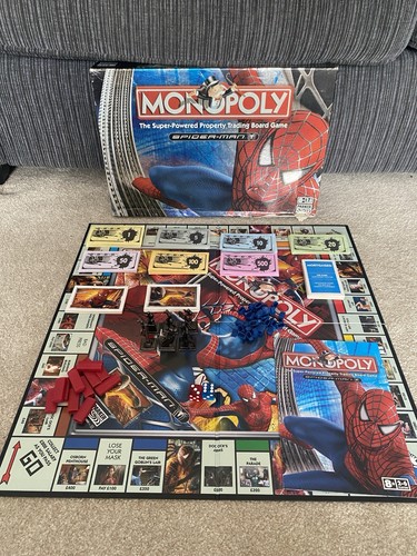 Spider man monopoly parker - monopoly,