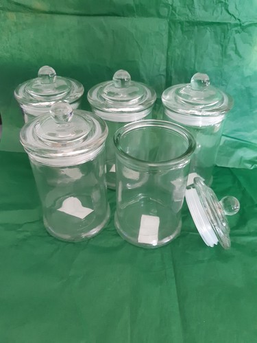 Glass candy airtight jars - glass,