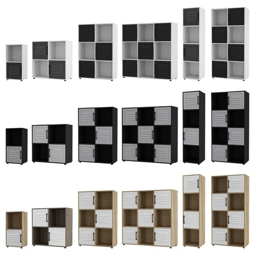 Cube bookcase metal door - cube,