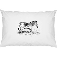 2 x 'Zebra Grazing on Grass'