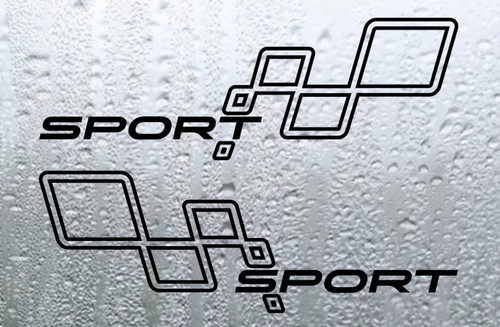 Sport car van vinyl side - sport,