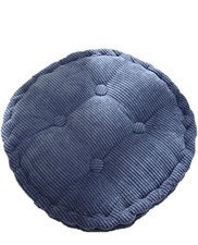 40cm Round Denim Blue Corn Kernels Seat Cushion Tatami Mat Office Chair Cushion