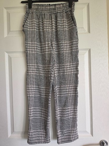 Ladies dogtooth elasticated