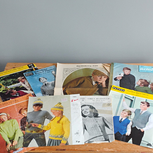 Vintage knitting patterns - knitting,