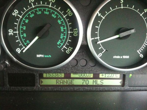 Range rover cluster - cluster, lcd