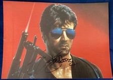 Sylvester Stallone hand signed photo from Cobra comes with COA