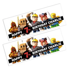 ROBLOX  Birthday Banner Boys
