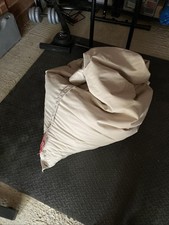 Fatboy original grey adult size bean bag chair