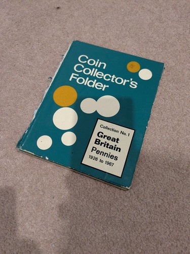Coin collectors folder - folder, great