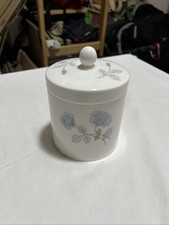 Wedgewood “Ice Rose” Bone China Preserve Pot