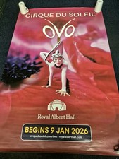 Cirque du Soleil OVO – Royal Albert Hall London 2026 – Official 40″×60″ Poster